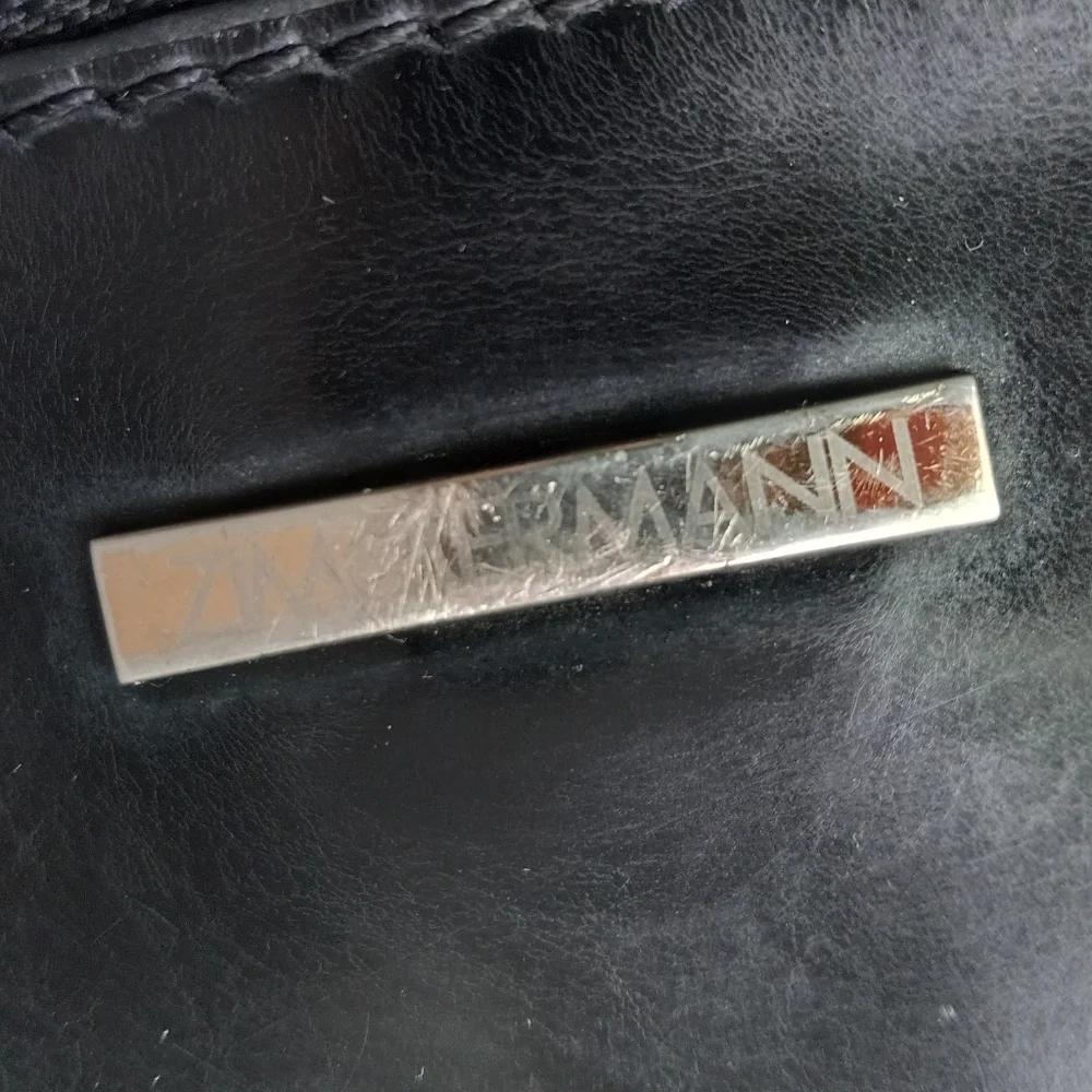 Zimmermann Black Patent Leather Zip Clutch Wristlet